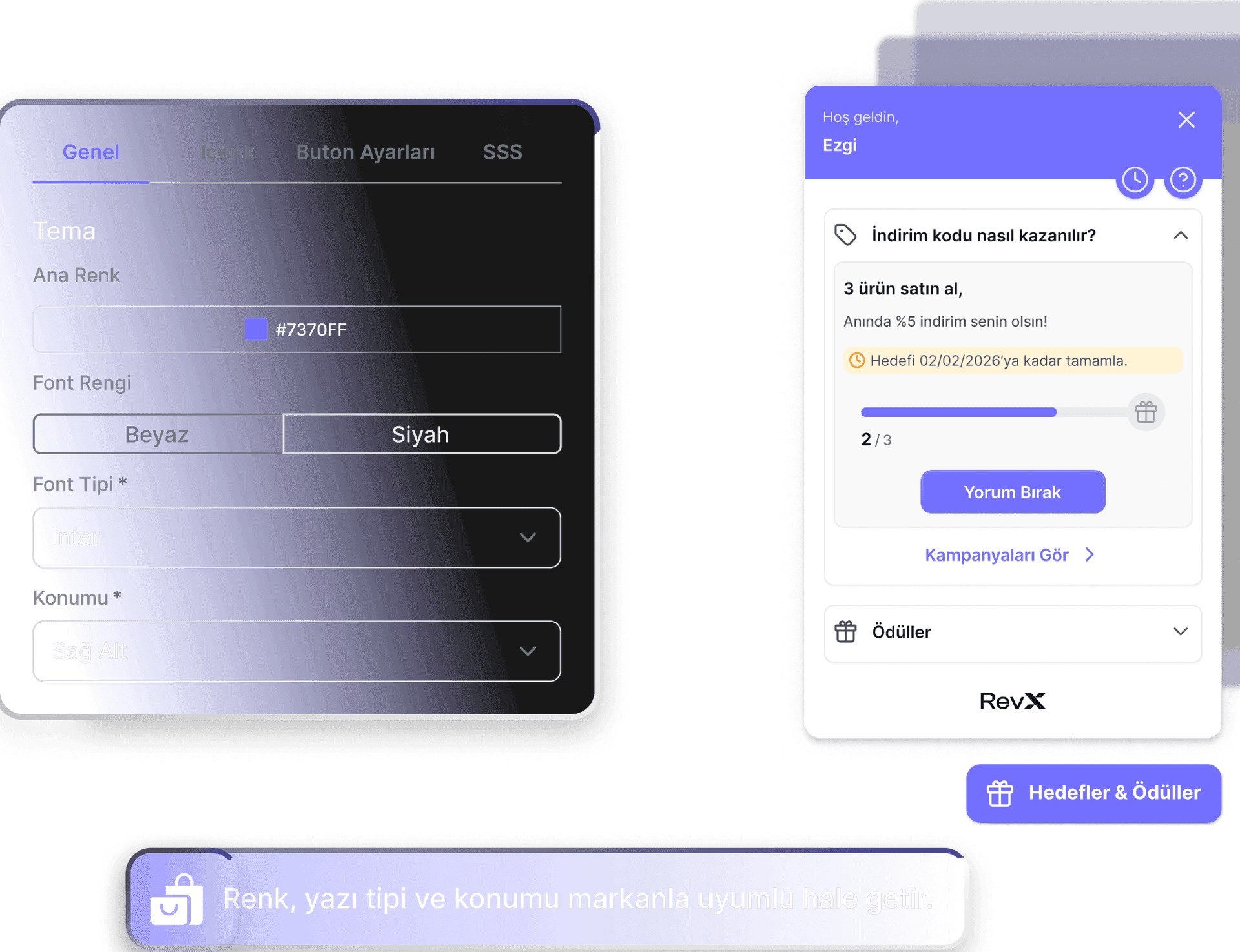 Marka Kimliğine Uyumlu Widget Deneyimi