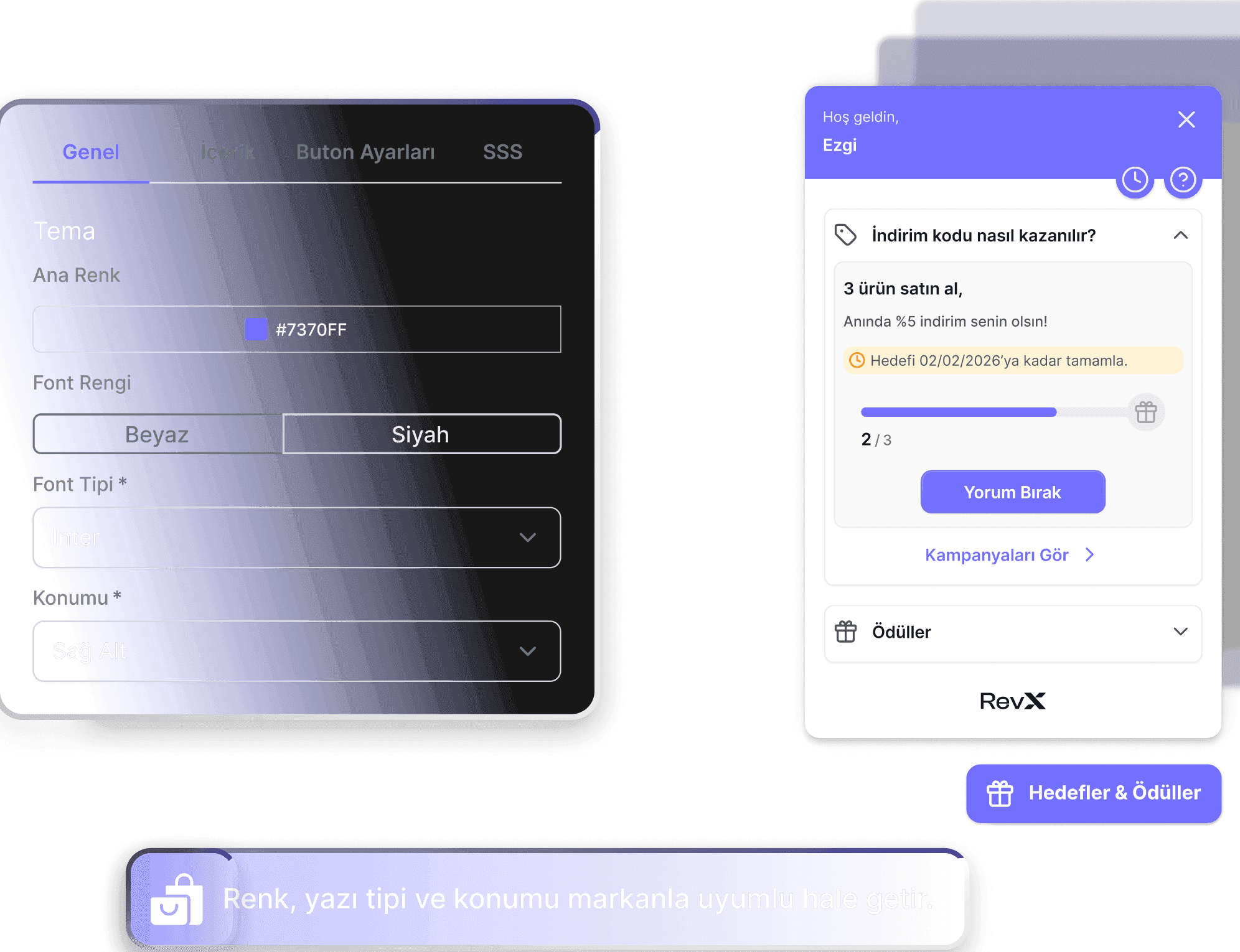 Marka Kimliğine Uyumlu Widget Deneyimi