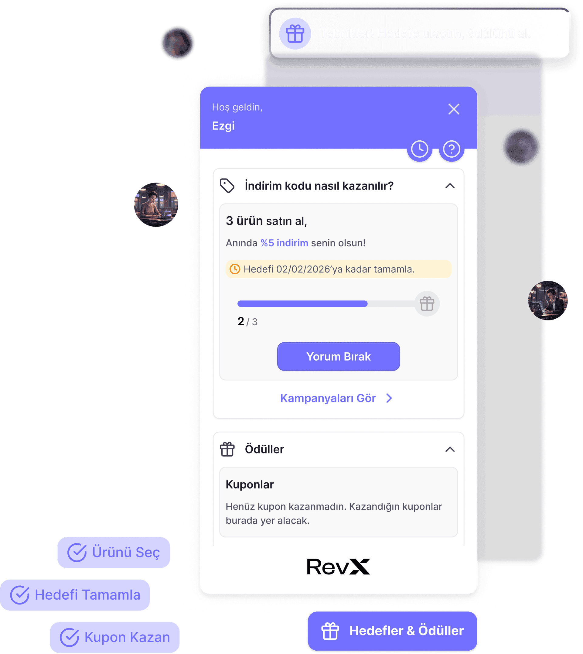 RevX Loyalty Gamification Desktop