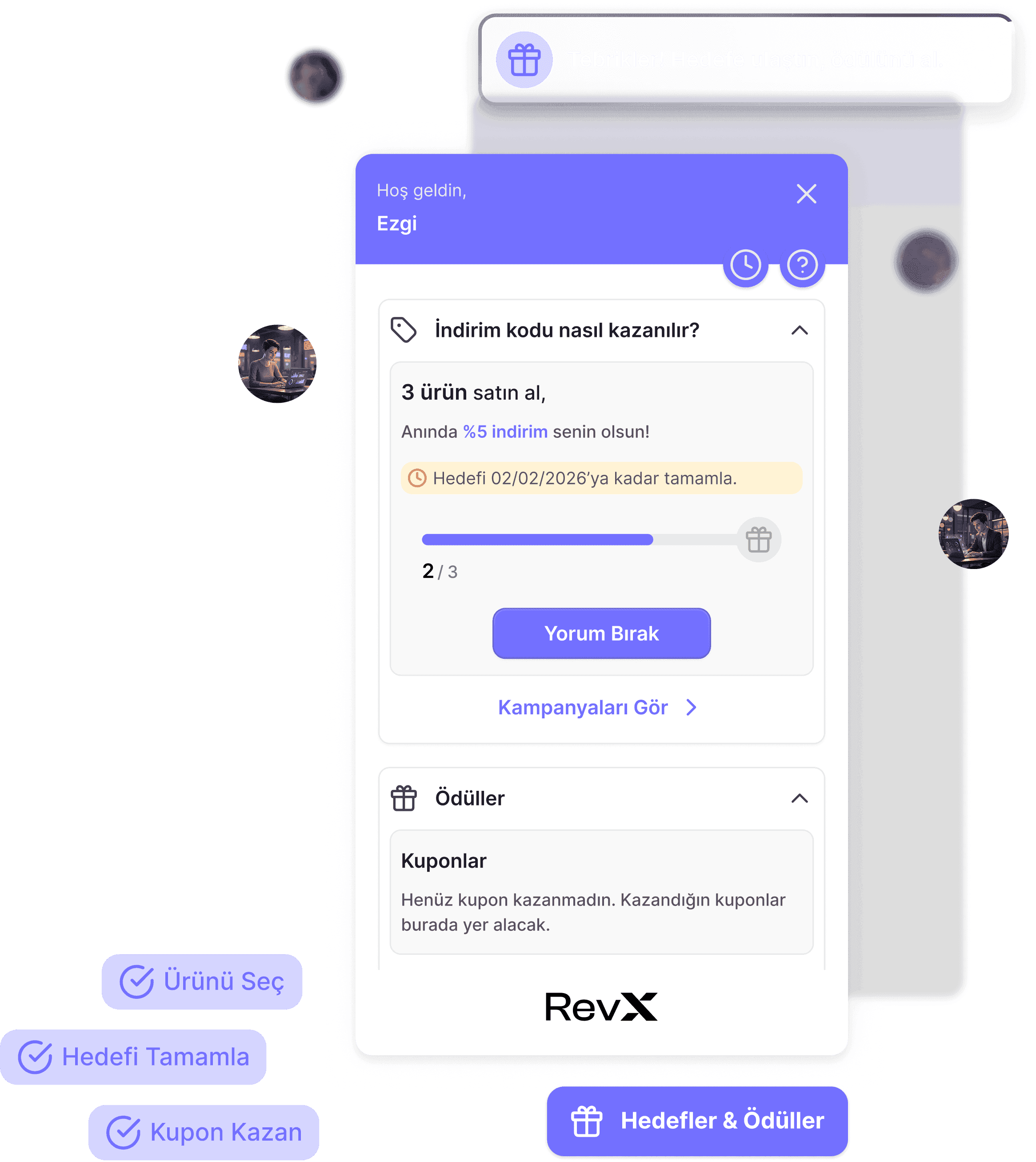 RevX Loyalty Gamification Desktop